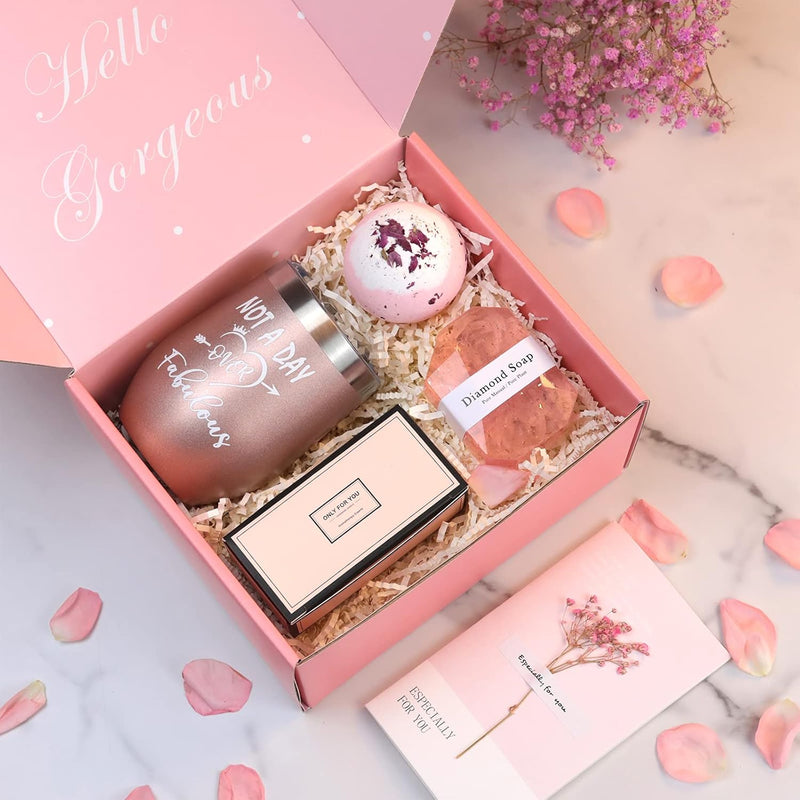 Coffret Cadeau Femme, Cadeau Anniversaire Femme Maman Soeur Idee Cadeau Femme Cadeaux Femmes, Boite Idee Cadeau Femme Noel Cadeau Fete Des Grand Mere Cadeau Saint Valentin Femme Cadeau Fête Des