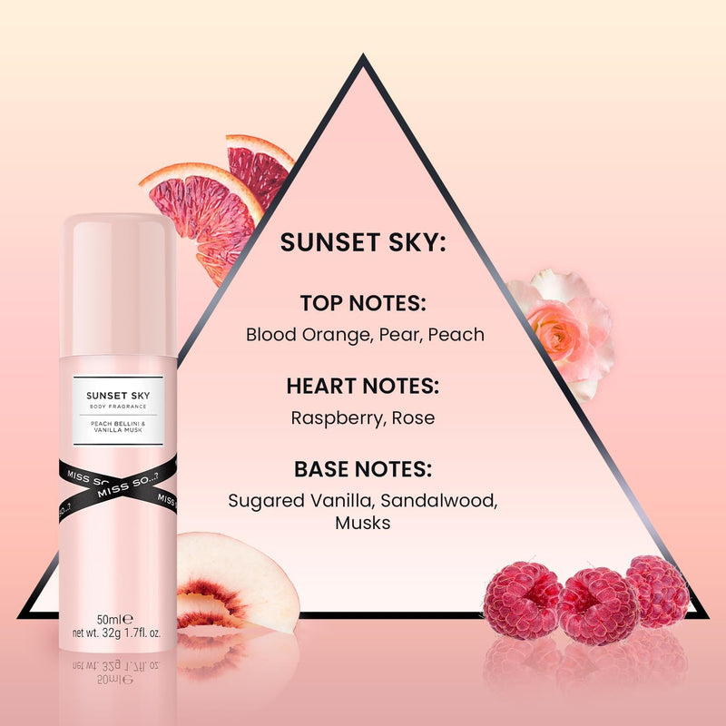 Miss So...? Mini Galore Coffret Cadeau Brume Parfumée Pour Femme (4x50ml)