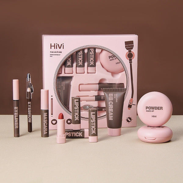 Ensemble cadeau de beauté de poudre de rouge à lèvres Limitée de Glue Record