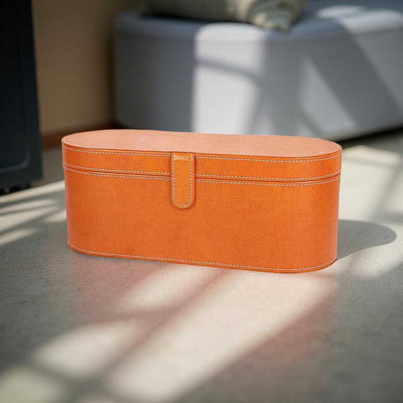 Portable PU - étui de voyage en cuir pour Dyson Supersonic, pour le stockage, la protection et la poussière - l'épreuve.