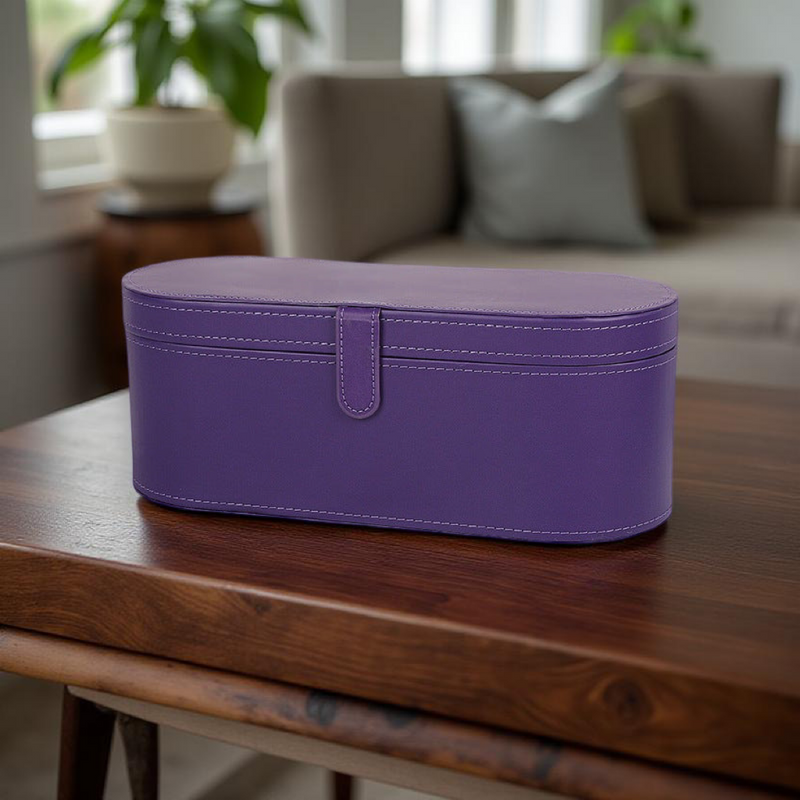 Portable PU - étui de voyage en cuir pour Dyson Supersonic, pour le stockage, la protection et la poussière - l'épreuve.
